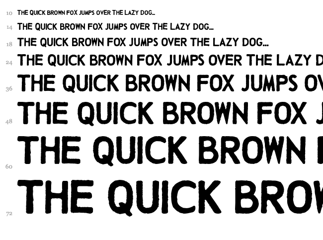 Talking Baseball font waterfall